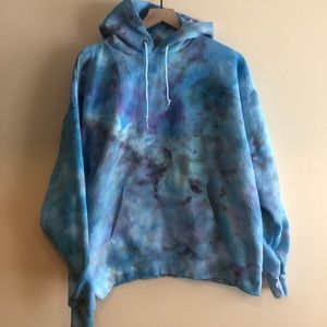 Iced Dyed Hanes Hoodie